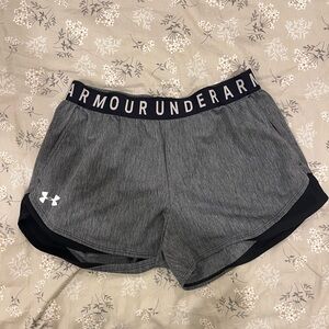 Under Armour Women's Charcoal Athletic Shorts